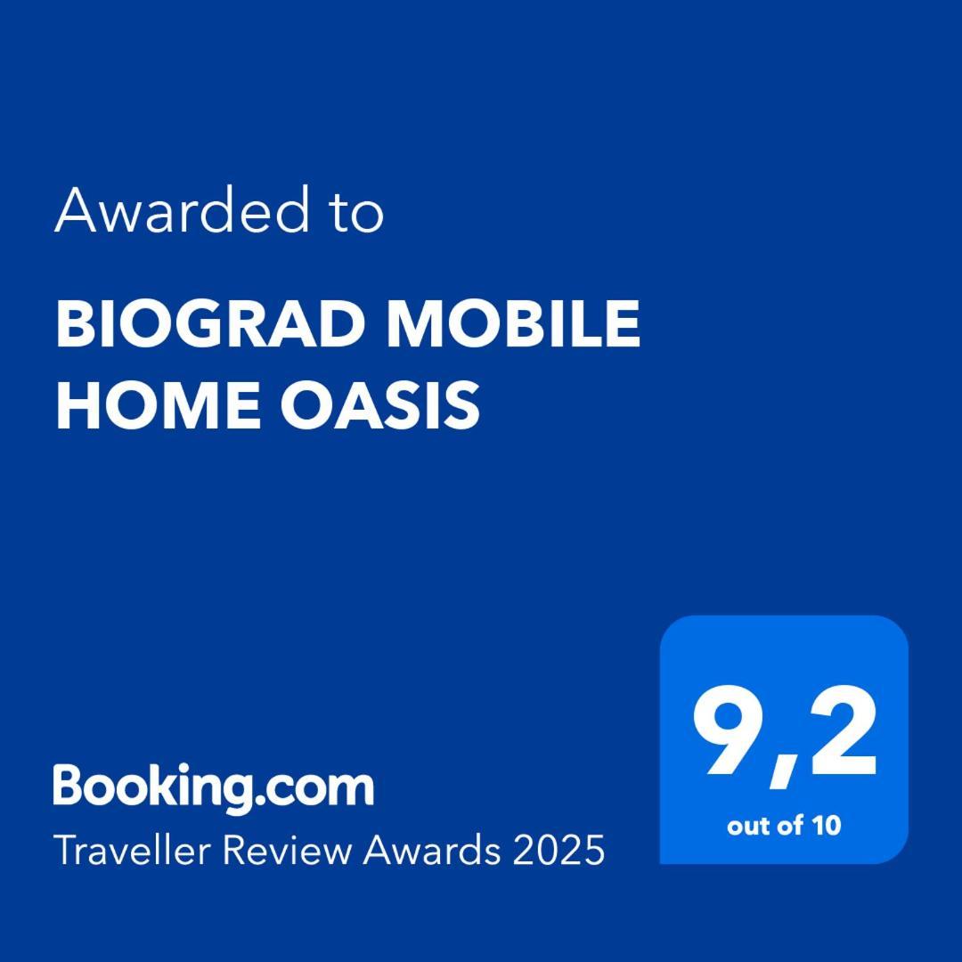 Biograd Mobile Home Oasis Biograd Na Moru Exterior foto